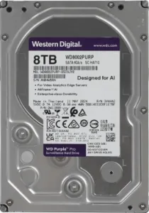   HDD Western Digital Surveillance Purple Pro8TB 7200rpm SATA-III 256Mb 3.5