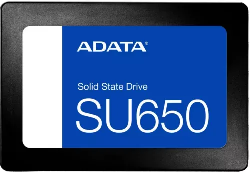  SSD ADATA 512GB SU650 2.5<ASU650SS-512GT-R> (SATA3, up to 520/450MBs, 3D NAND, 280TBW)