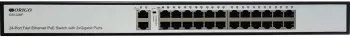  PoE- ORIGO OS1226P/285W/A1A 24x100Base-TX PoE+, 2x1000Base-T, PoE- 285