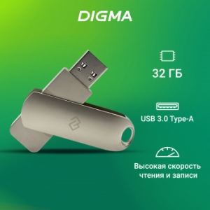   Digma 32Gb DRIVE3 DGFUM032A30SR USB3.0 