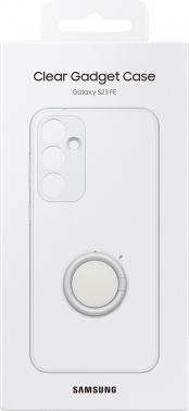  (-) Samsung  Samsung Galaxy S23 FE Clear Gadget Case  (EF-XS711CTEGRU)