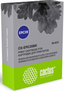   Cactus CS-ERC28BK ERC28   Epson ERC28/M2000/FUJITSU-29745/AT3000/NORAND-