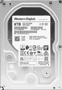   Western Digital SATA-III 8Tb 0B36404 HUS728T8TALE6L4 Ultrastar DC HC320 (7200rpm) 256Mb