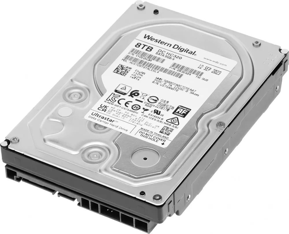   Western Digital SATA-III 8Tb 0B36404 HUS728T8TALE6L4 Ultrastar DC HC320 (7200rpm) 256Mb