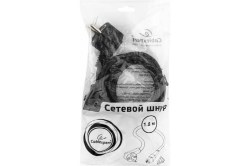   Gembird/Cablexpert PC-186-VDE black (1.8, Schuko- C13, VDE, 10,  .