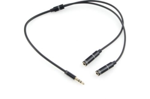   Cablexpert . 3.5  4pin(F)/2 3.5 (M) CCAB-02-35F2M-0.2MB