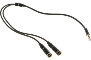  Cablexpert . 3.5  4pin(F)/2 3.5 (M) CCAB-02-35F2M-0.2MB