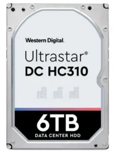  Western Digital Ultrastar DC H310 HDD 3.5 SAS 6Tb, 7200rpm, 256MB buffer, 512e (HUS726T