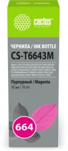  Cactus CS-T6643M 664  70  Epson L130,L110,L100,L220,L200,L310,L300,L360,L361,L