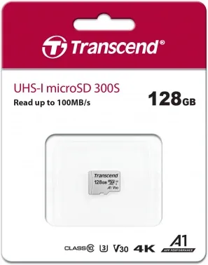   microSD 128GB Transcend microSDXC Class 10 UHS-I U3, V30, A1, ( ), TLC