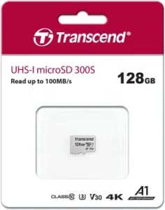   microSD 128GB Transcend microSDXC Class 10 UHS-I U3, V30, A1, ( ), TLC