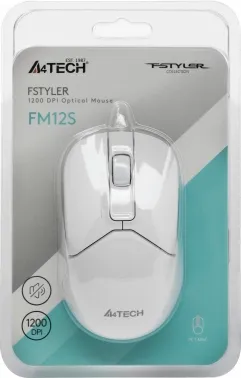  A4Tech Fstyler FM12S   (1200dpi) silent USB (3but)