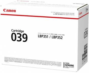 Тонер-картридж Canon Cartridge 039BK (0287C001) черный, 11000 стр., для LBP351x/352x