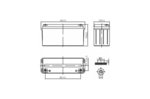   DELTA BATTERY DTM 12150 L