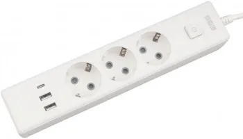   PowerCube, 3 / .,3USB, 3500 , 16, 1.9 , 3*1,0 () PC-5-2M