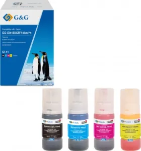  G&G GG-GI41BKCMY-45ml*4 GI-41 ///  4x45  Canon PIXMA G