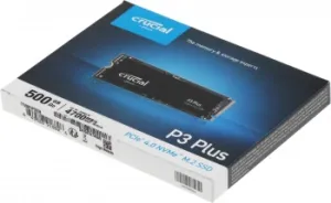   Crucial P3 Plus 500GB PCIe M.2 2280 SSD CT500P3PSSD8 CT500P3PSSD8