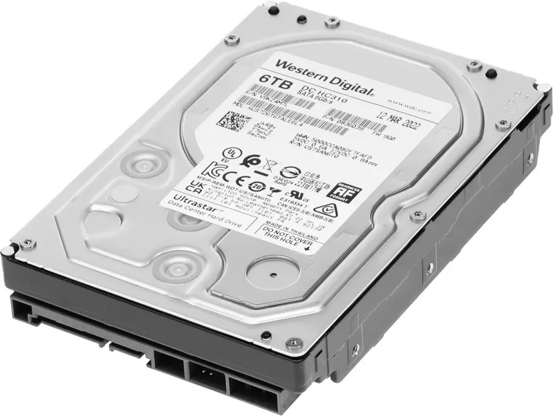   WD 6Tb 7200rpm HGST SATA-III 0B36039 HUS726T6TALE6L4 Ultrastar 7K6 256Mb 3.5