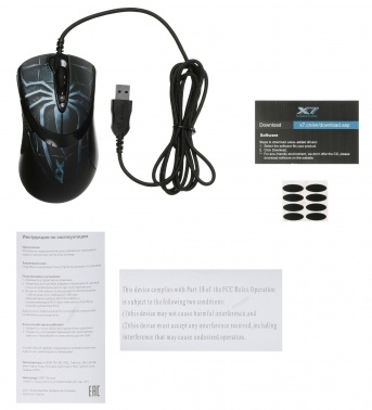  A4Tech XL-747H () USB,  6, 1-, 3600DPI