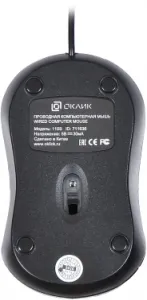  Oklick 115S for Notebooks Black Optical 1000DPI USB