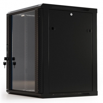   Hyperline TWB-1566-GP-RAL9004 19- (19), 15U, 775x 600 600,  