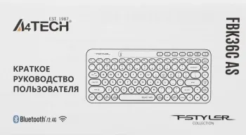 A4Tech Fstyler FBK36C AS  USB  BT/Radio slim Multimedia (FBK36C AS)