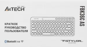 A4Tech Fstyler FBK36C AS  USB  BT/Radio slim Multimedia (FBK36C AS)