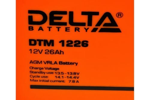  Delta DTM 1226 (12V, 26Ah)