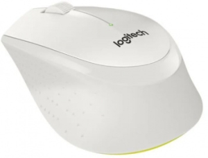  Logitech M330 Silent Plus White (, , 1000dpi, 2.4 GHz/USB-, 