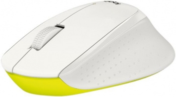   Logitech M330 Silent Plus White (, , 1000dpi, 2.4 GHz/USB-, 