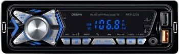  Digma MCP-227B 1DIN 2x45 v5.0 USB 2.0 AUX 2 