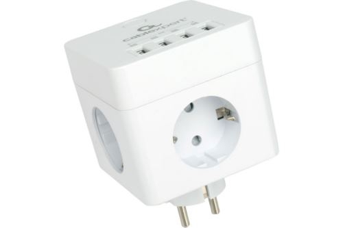   Cablexpert Cube CUBE-4-U4-W, 4 , 16, 4USB, . 2+, , 