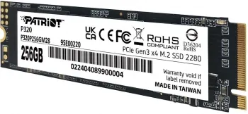  SSD Patriot PCIe 3.0 x4 256GB P320P256GM28 P320 M.2 2280