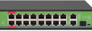  Digma DSP216F-1G-1C-R300 (L2) 16x100/ 1x1/ 1x(1000BASE-T/SFP) 16PoE 16PoE+