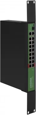  Digma DSP216F-1G-1C-R300 (L2) 16x100/ 1x1/ 1x(1000BASE-T/SFP) 16PoE 16PoE+