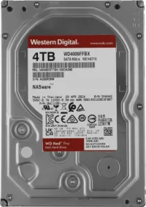   WD SATA-III 4TB WD4005FFBX NAS Red Pro (7200rpm) 256Mb 3.5