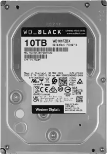   SATA 10TB 7200RPM 6GB/S 256MB BLACK WD101FZBX WDC