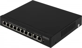  Passive PoE OSNOVO SW-21000/A(120W), 8*10/100 Base-T+ 2*10/100 Base-T Uplink,  30W  