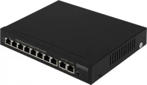  Passive PoE OSNOVO SW-21000/A(120W), 8*10/100 Base-T+ 2*10/100 Base-T Uplink,  30W  