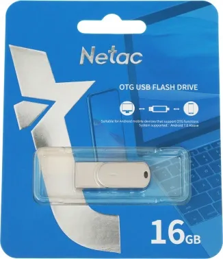   Netac U785 16Gb <NT03U785C-016G-30PN>, USB3.0+TypeC, 