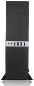     300. ase Foxline mATX Desktop 300W, 2xUSB3.0, 2xUSB2.0, toolless, Black, 