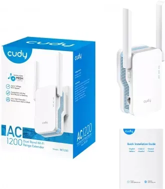    Cudy RE1200 AC1200 10/100BASE-TX/Wi-Fi 