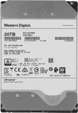   HDD Western Digital WUH722020BLE604 20TB 7200rpm SATA-III 512Mb 3.5