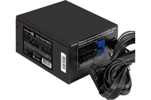   600W Exegate 600PPX RTL, ATX, SC, black, APFC, 14cm, 24p+(4+4)p, PCI-E, 5SATA, 3IDE, FD