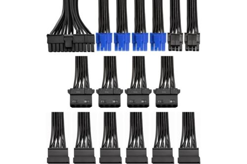   600W Exegate 600PPX RTL, ATX, SC, black, APFC, 14cm, 24p+(4+4)p, PCI-E, 5SATA, 3IDE, FD
