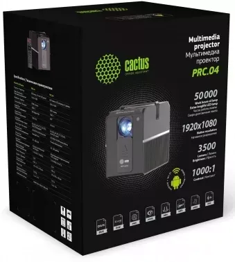  Cactus CS-PRC.04B.WUXGA-A LCD 3200Lm (1920x1080) 2000:1  :30000 1xUSB typeA
