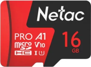 - NeTac   Netac MicroSD card P500 Extreme Pro 16GB, retail version w/SD ada