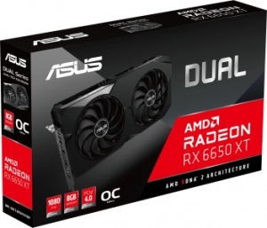  Asus DUAL-RX6650XT-O8G AMD Radeon RX 6650XT 8192Mb  PCI-E 4.0 128 GDDR6 2447/17500 HDMIx1