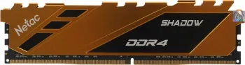   DDR 4 DIMM 8Gb PC21300, 2666Mhz, Netac Shadow NTSDD4P26SP-08Y   C19 Yellow,  