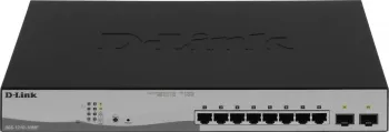  D-Link DGS-1210-10MP/FL 8G 2SFP 130W 